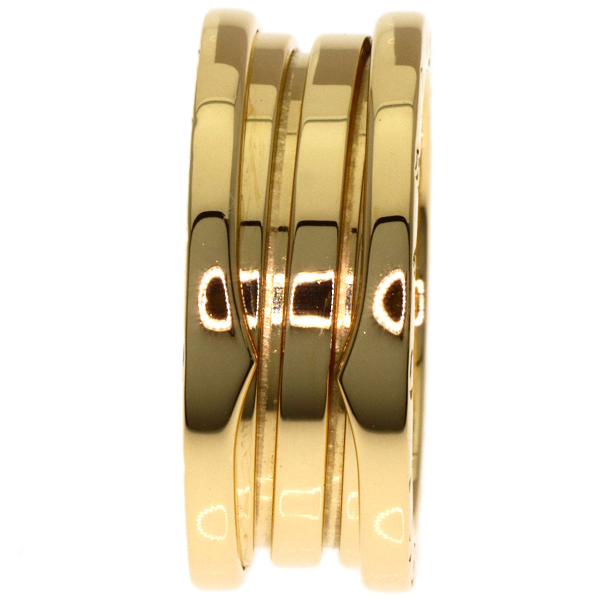 BVLGARI B.zero1 2 band #54 Ring K18 Yellow Gold Ladies [Used]
