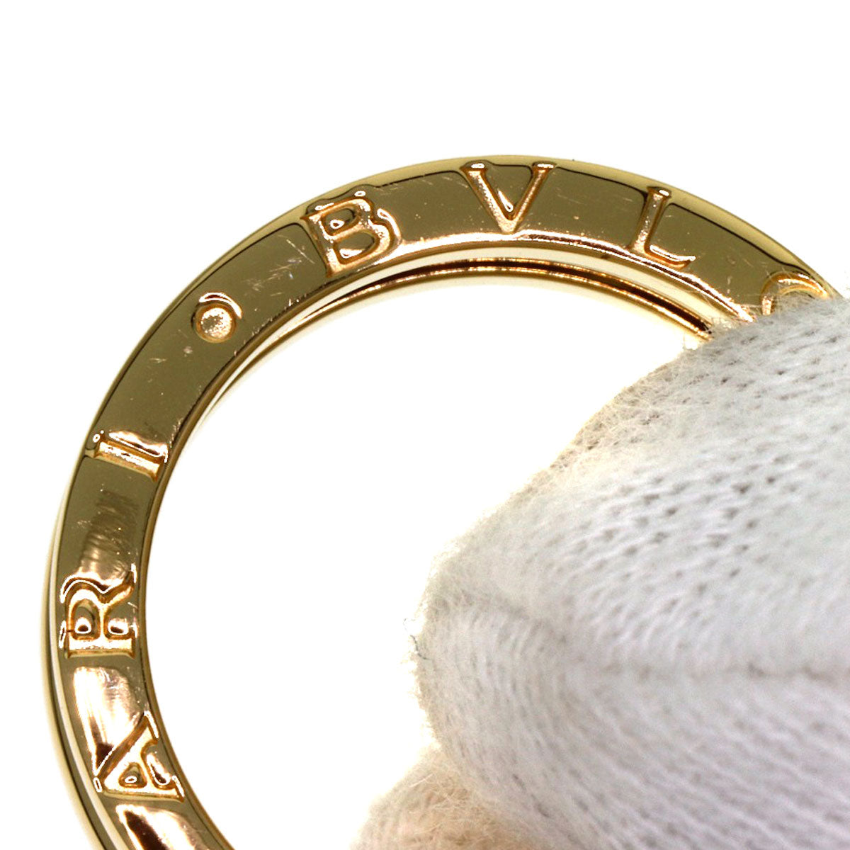 BVLGARI B.zero1 2 band #54 Ring K18 Yellow Gold Ladies [Used]