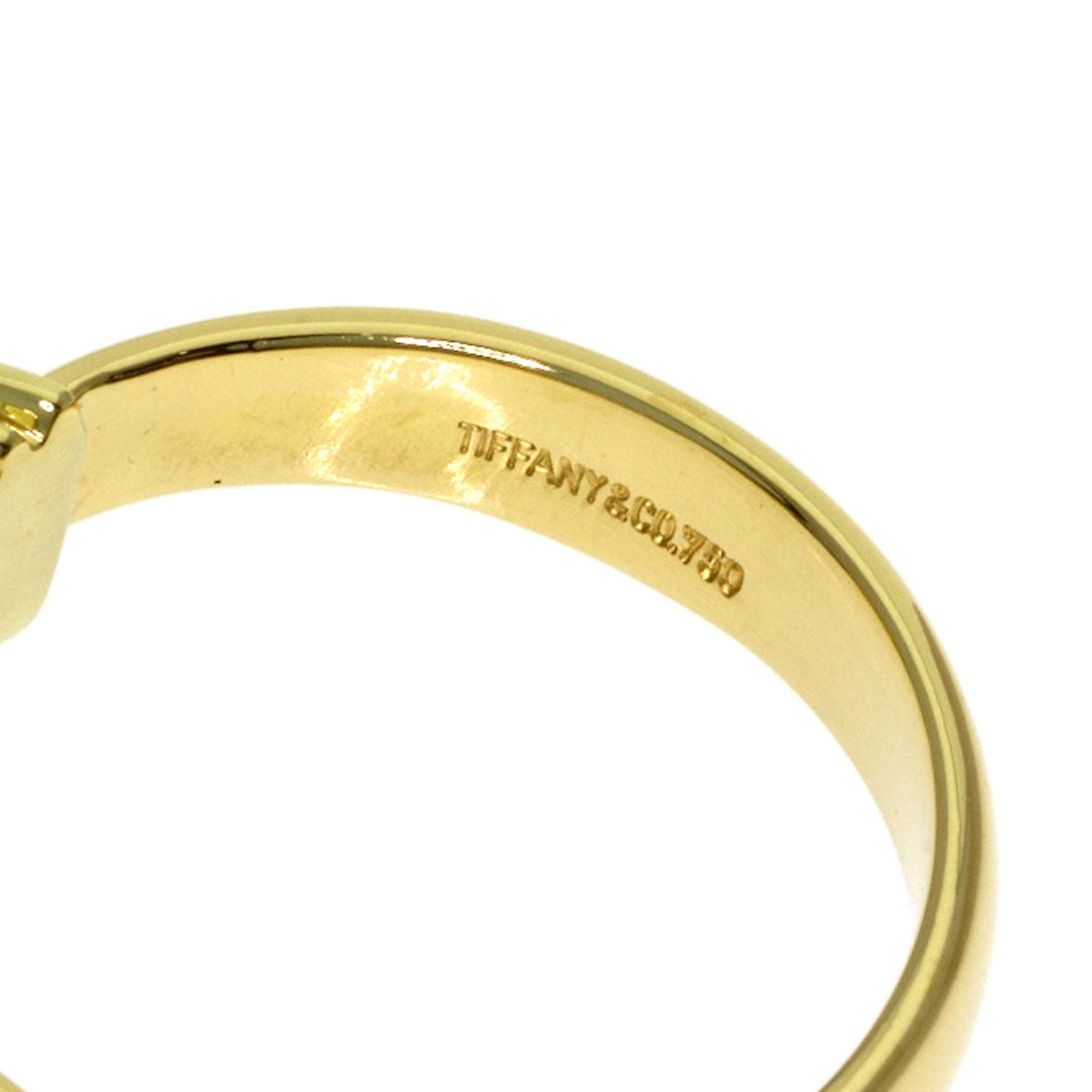 TIFFANY&Co. Stacking sapphire Ring K18 Yellow Gold Ladies [Used]