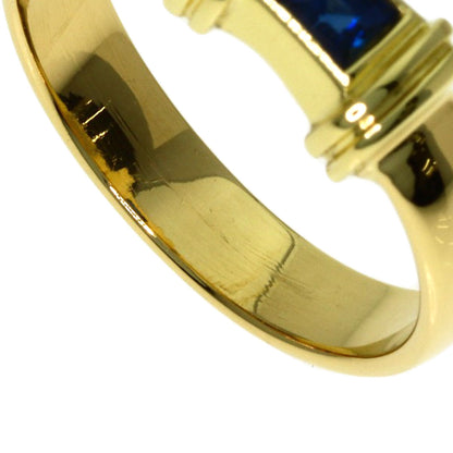 TIFFANY&Co. Stacking sapphire Ring K18 Yellow Gold Ladies [Used]