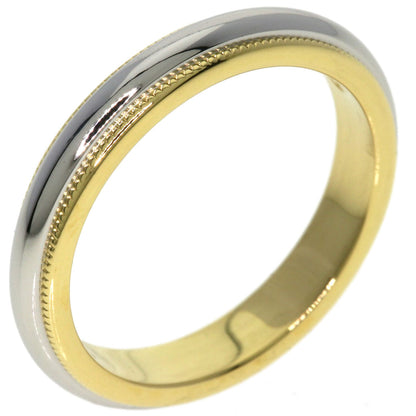 TIFFANY&Co. Milgrain Ring K18 Yellow Gold PT950Ladies [Used]