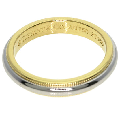 TIFFANY&Co. Milgrain Ring K18 Yellow Gold PT950Ladies [Used]