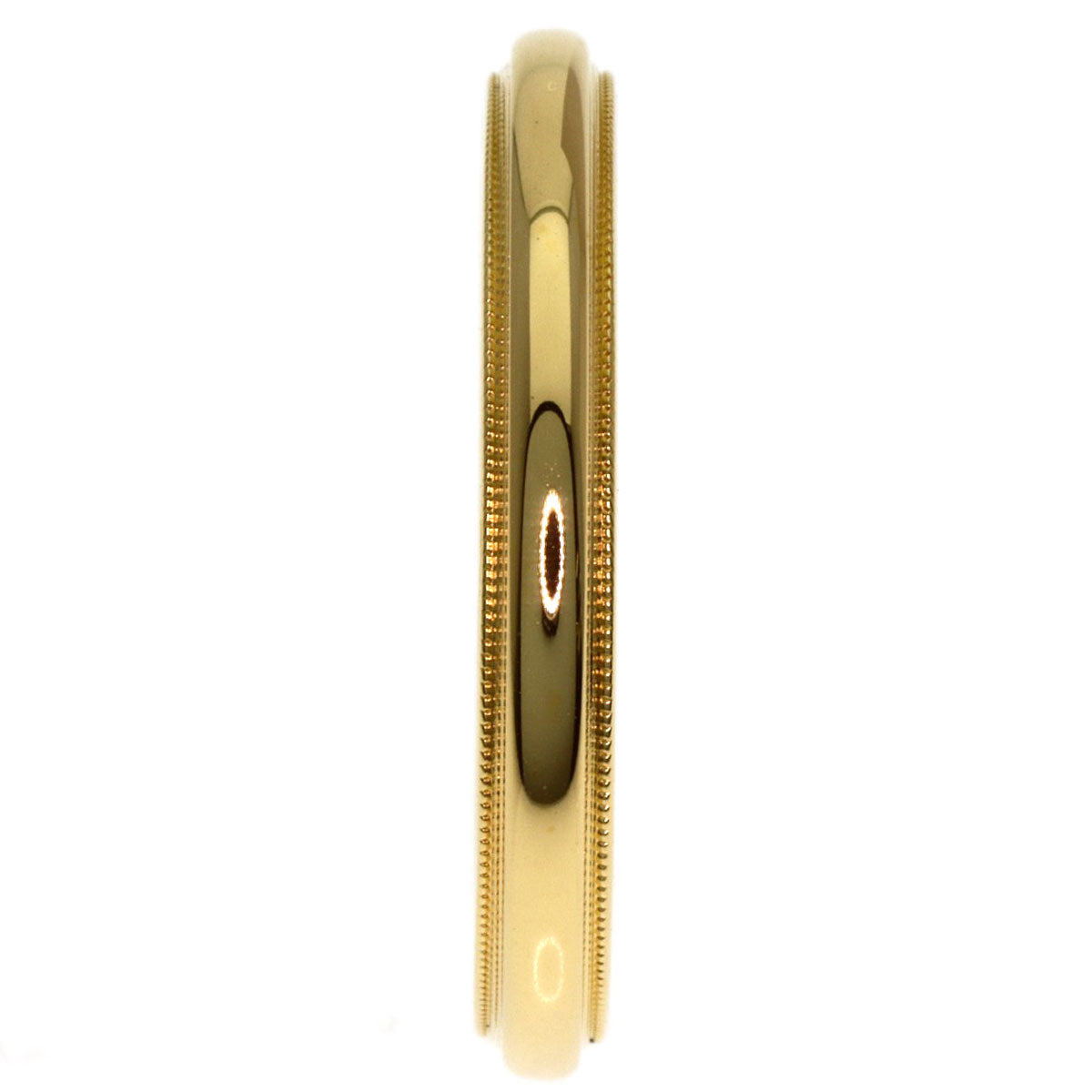 TIFFANY&Co. Milgrain Ring K18 Yellow Gold Ladies [Used]