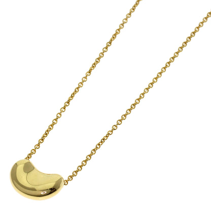 TIFFANY&Co. Bean Necklace K18 Yellow Gold Ladies [Used]