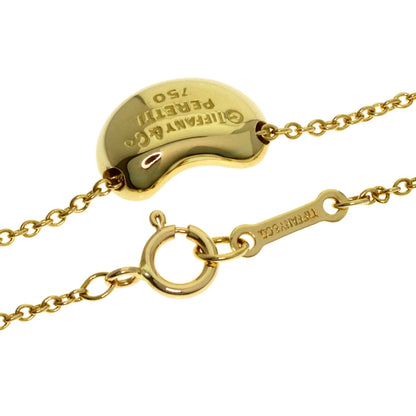 TIFFANY&Co. Bean Necklace K18 Yellow Gold Ladies [Used]