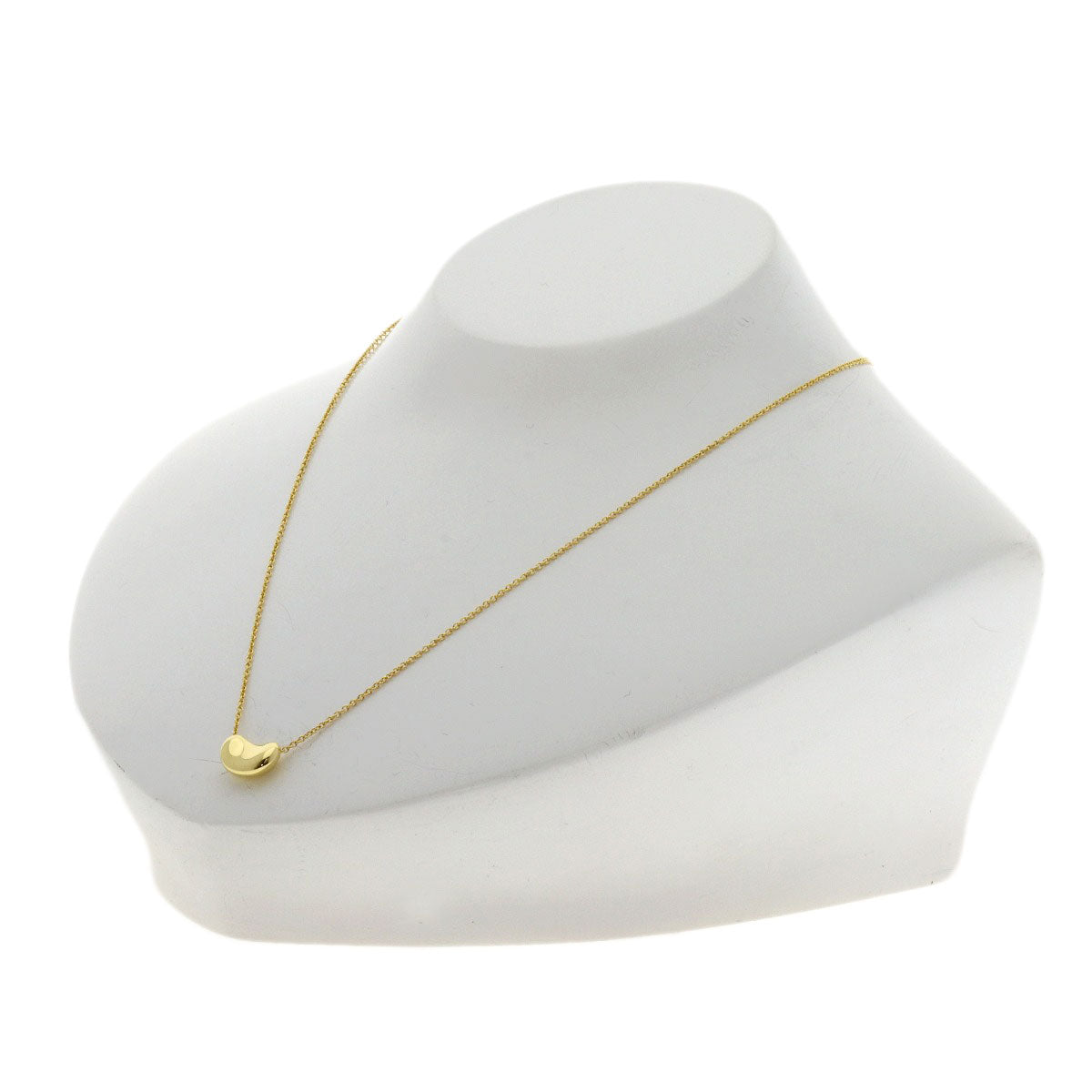 TIFFANY&Co. Bean Necklace K18 Yellow Gold Ladies [Used]