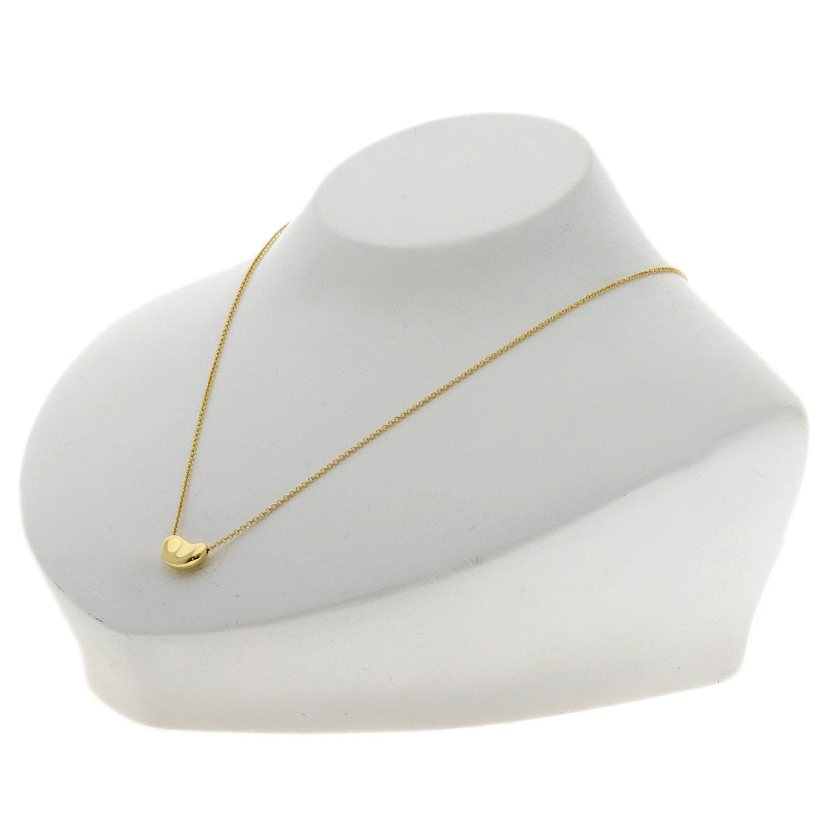 TIFFANY&Co. Bean Necklace K18 Yellow Gold Ladies [Used]