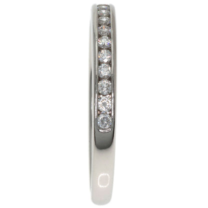 TIFFANY&Co. Half-eternity diamond channel setting Ring Platinum PT950 Ladies [Used]