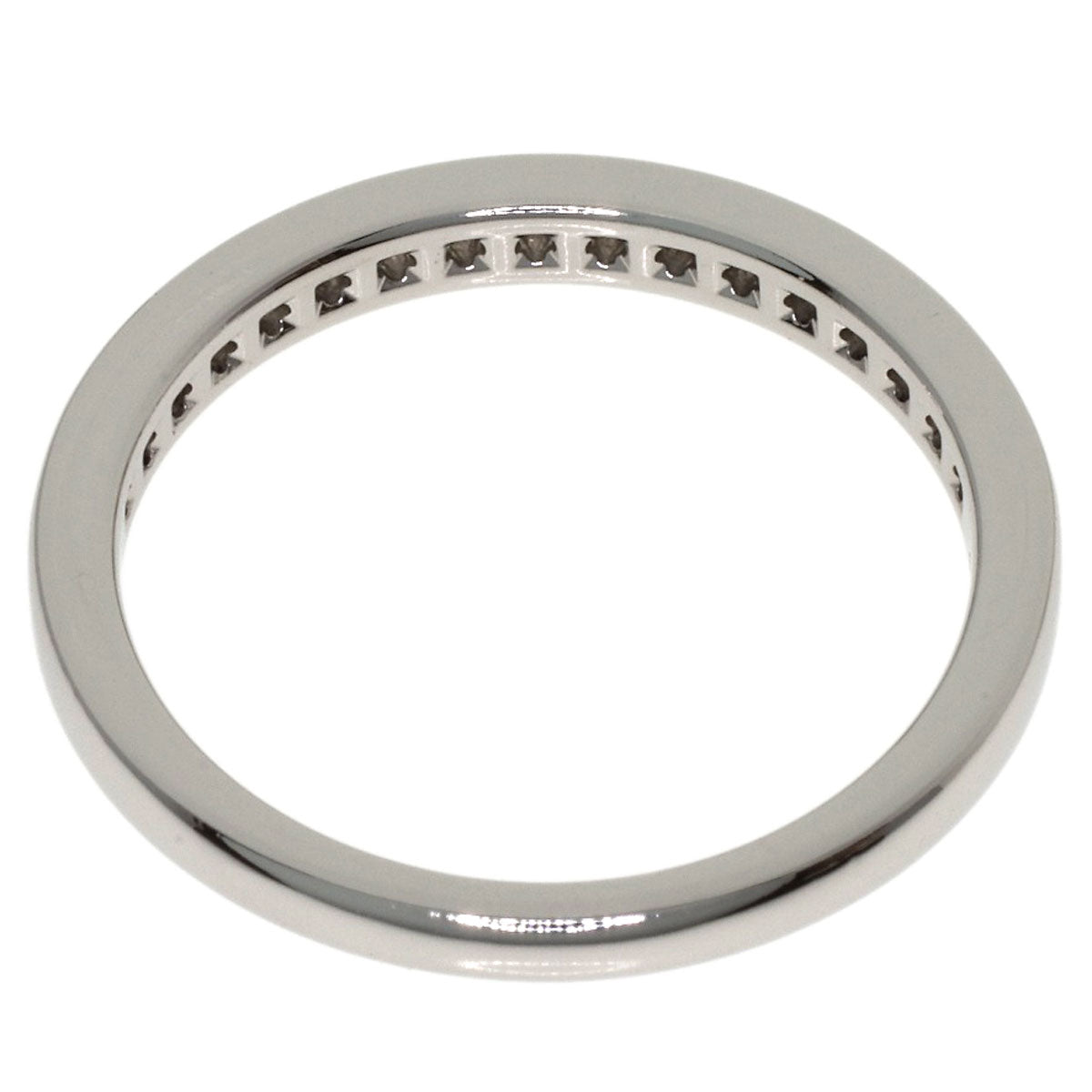 TIFFANY&Co. Half-eternity diamond channel setting Ring Platinum PT950 Ladies [Used]