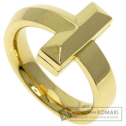 TIFFANY&Co. T one Ring K18 Yellow Gold Ladies [Used]