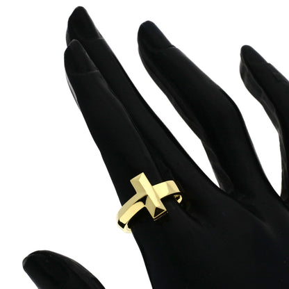 TIFFANY&Co. T one Ring K18 Yellow Gold Ladies [Used]