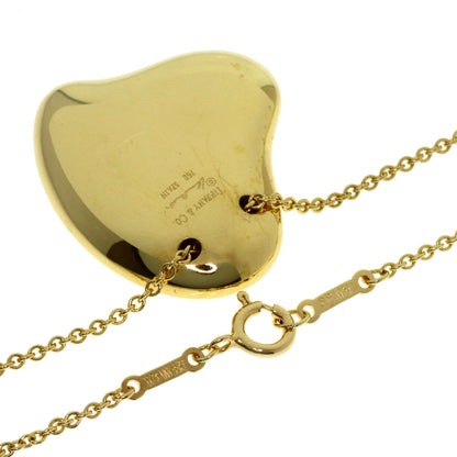 TIFFANY&Co. Full heart Necklace K18 Yellow Gold Ladies [Used]