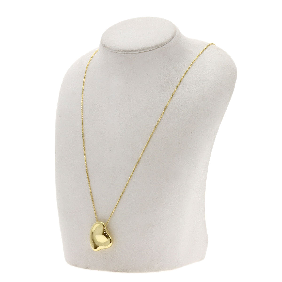TIFFANY&Co. Full heart Necklace K18 Yellow Gold Ladies [Used]