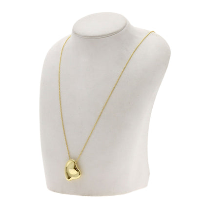 TIFFANY&Co. Full heart Necklace K18 Yellow Gold Ladies [Used]
