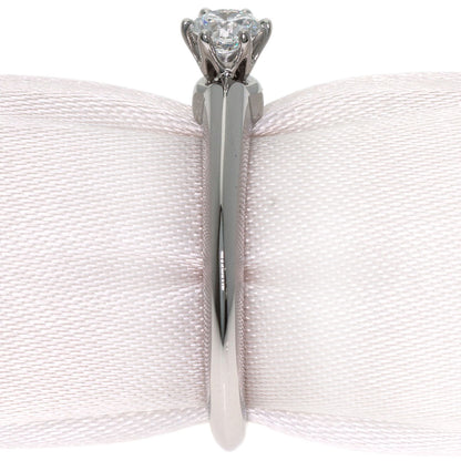 TIFFANY&Co. Solitaire Diamond Ring Platinum PT950 Ladies [Used]