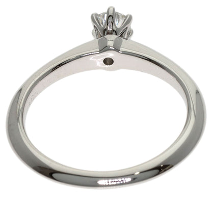 TIFFANY&Co. Solitaire Diamond Ring Platinum PT950 Ladies [Used]