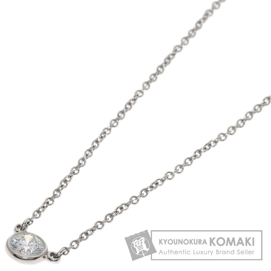 TIFFANY&Co. By The Yard Diamond Necklace Platinum PT950 Ladies [Used]