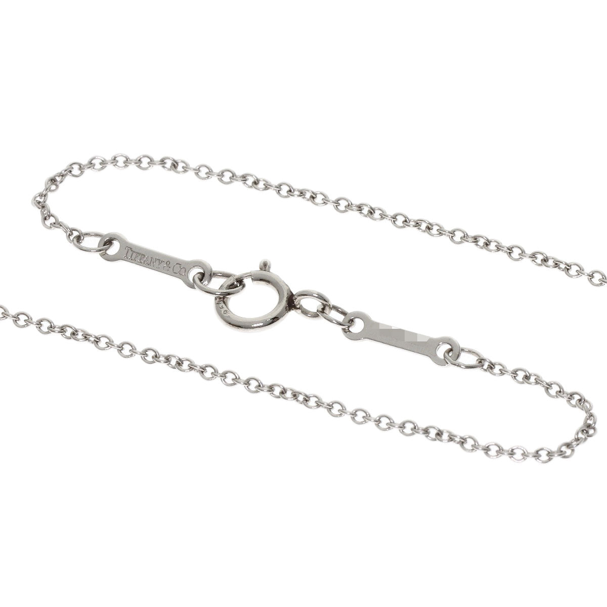 TIFFANY&Co. By The Yard Diamond Necklace Platinum PT950 Ladies [Used]