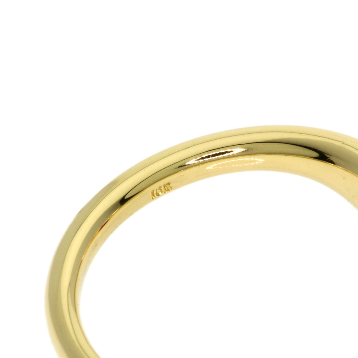 TIFFANY&Co. Ruby Wave Ring K18 Yellow Gold Ladies [Used]