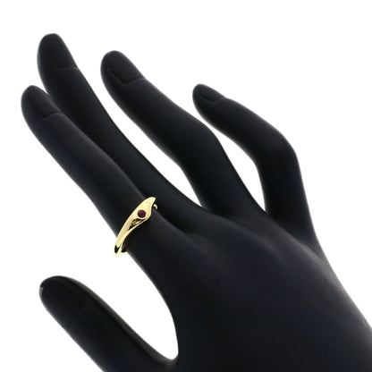 TIFFANY&Co. Ruby Wave Ring K18 Yellow Gold Ladies [Used]