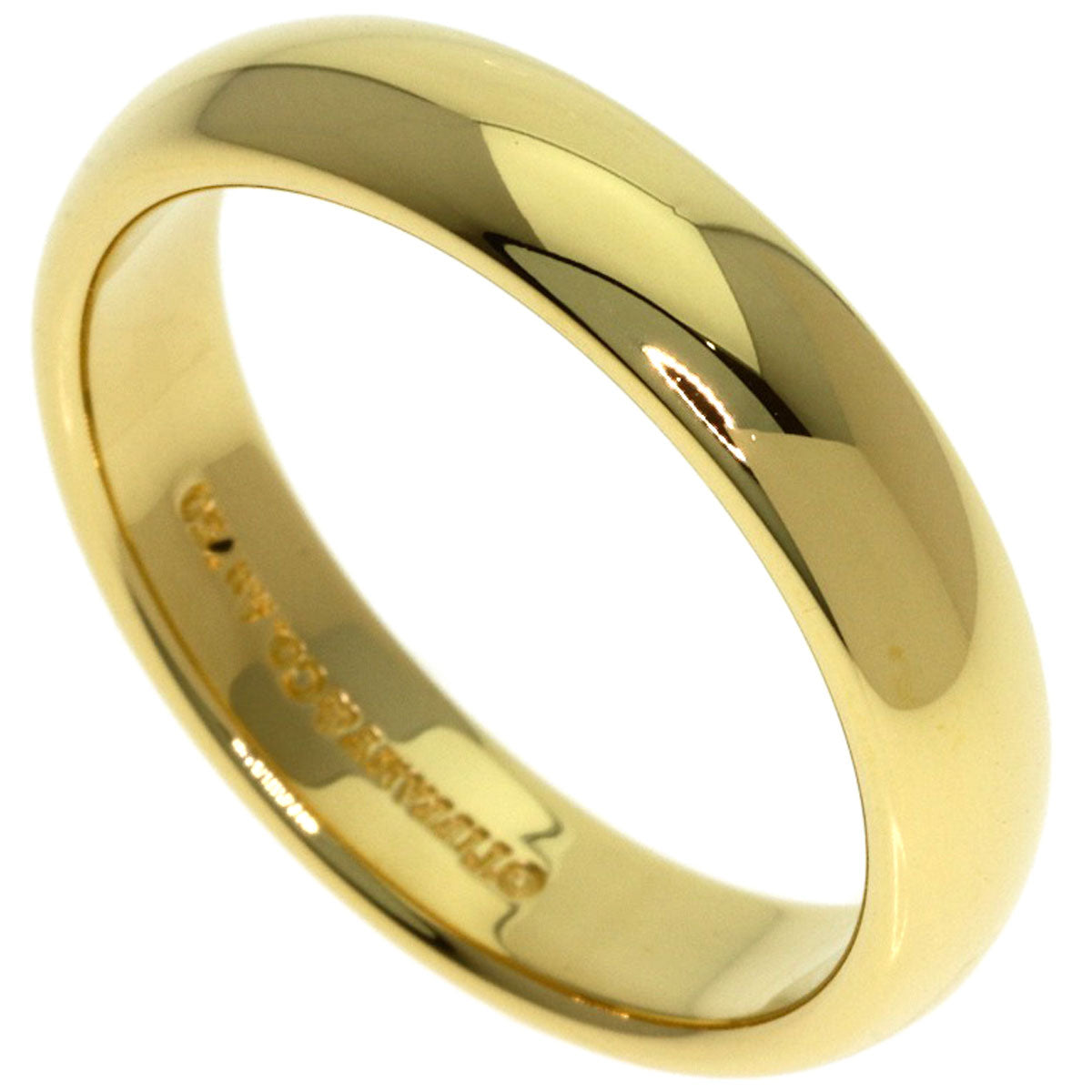 TIFFANY&Co. Wedding band Ring K18 Yellow Gold Ladies [Used]