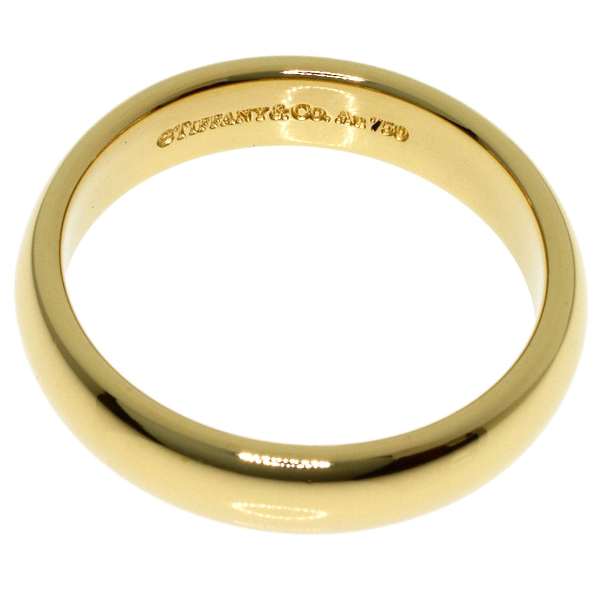 TIFFANY&Co. Wedding band Ring K18 Yellow Gold Ladies [Used]