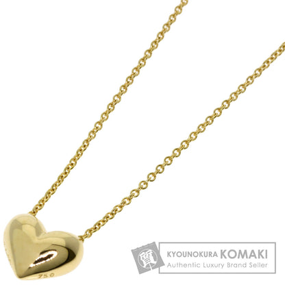 TIFFANY&Co. Pintide Heart Necklace K18 Yellow Gold Ladies [Used]