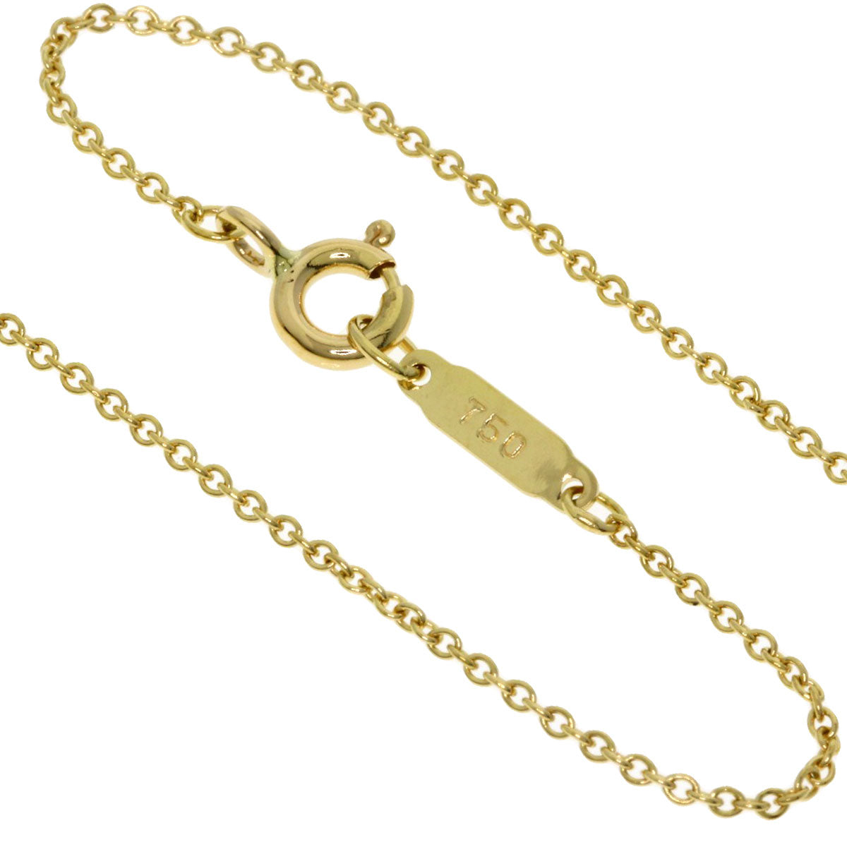 TIFFANY&Co. Pintide Heart Necklace K18 Yellow Gold Ladies [Used]