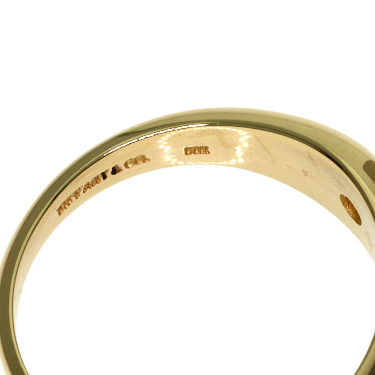 TIFFANY&Co. 1P Diamond Ring K14 Yellow Gold Ladies [Used]