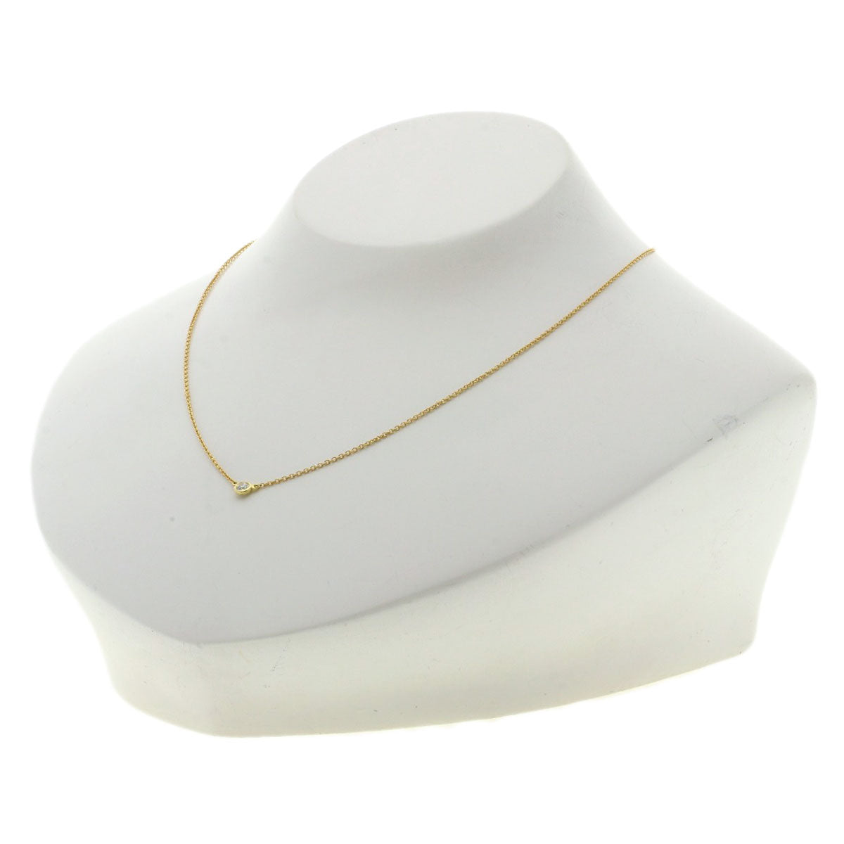 TIFFANY&Co. By The Yard Diamond Necklace K18 Yellow Gold Ladies [Used]