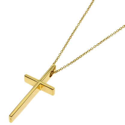 TIFFANY&Co. cross Necklace K18 Yellow Gold Ladies [Used]