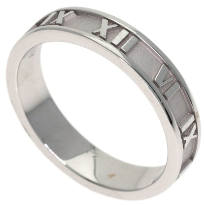 TIFFANY&Co. Atlas Narrow Ring K18 White Gold Ladies [Used]