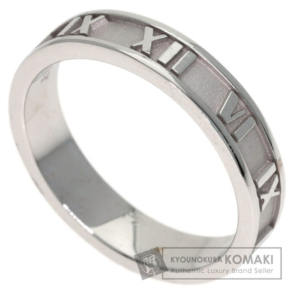 TIFFANY&Co. Atlas Narrow Ring K18 White Gold Ladies [Used]
