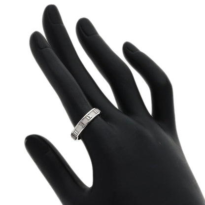 TIFFANY&Co. Atlas Narrow Ring K18 White Gold Ladies [Used]