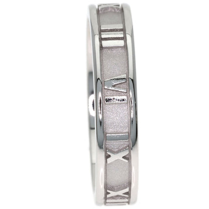 TIFFANY&Co. Atlas Narrow Ring K18 White Gold Ladies [Used]