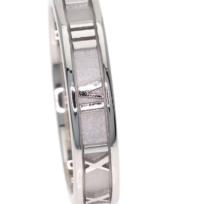 TIFFANY&Co. Atlas Narrow Ring K18 White Gold Ladies [Used]