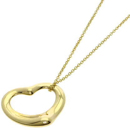 TIFFANY&Co. Open heart Necklace K18 Yellow Gold Ladies [Used]