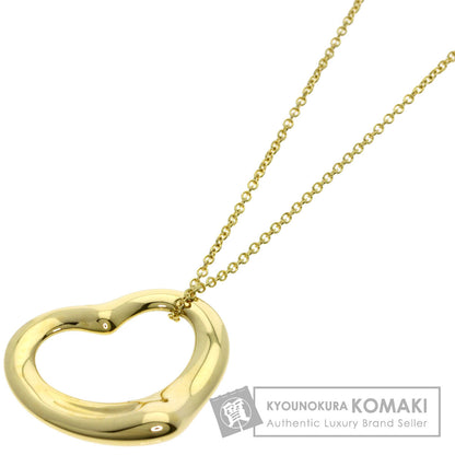 TIFFANY&Co. Open heart Necklace K18 Yellow Gold Ladies [Used]