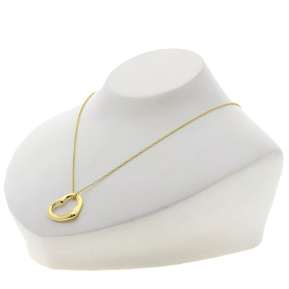 TIFFANY&Co. Open heart Necklace K18 Yellow Gold Ladies [Used]