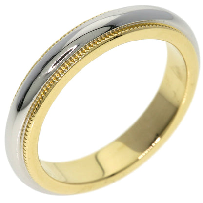 TIFFANY&Co. Milgrain Ring K18 Yellow Gold PT950Ladies [Used]
