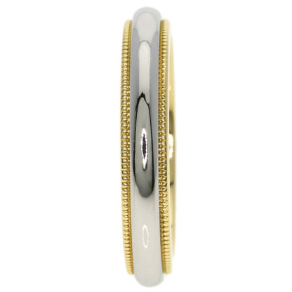 TIFFANY&Co. Milgrain Ring K18 Yellow Gold PT950Ladies [Used]