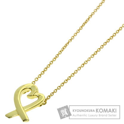 TIFFANY&Co. Loving heart Necklace K18 Yellow Gold Ladies [Used]