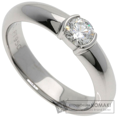 TIFFANY&Co. Dots Solitaire Diamond F-VVS2-G Ring Platinum PT950 Ladies [Used]