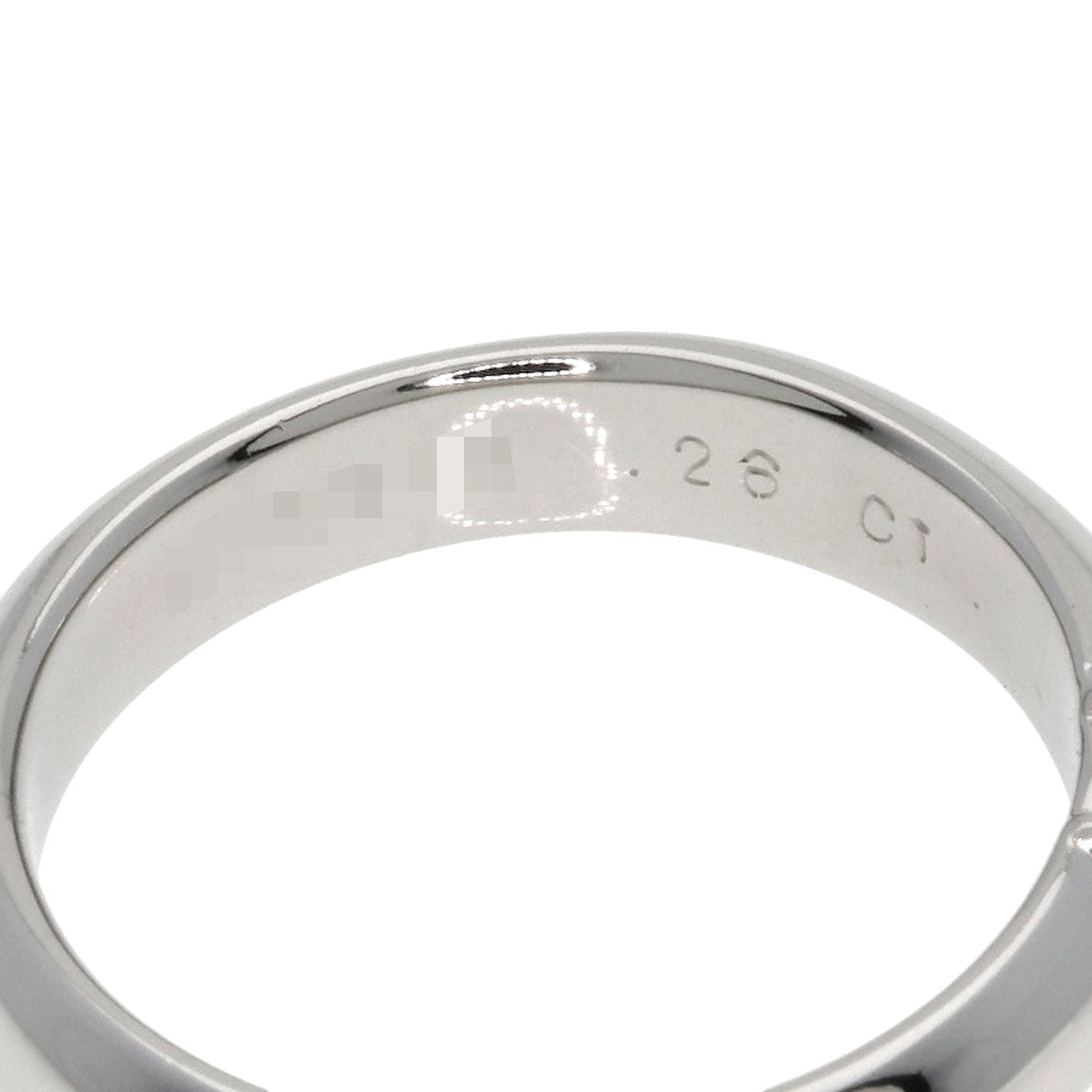 TIFFANY&Co. Dots Solitaire Diamond F-VVS2-G Ring Platinum PT950 Ladies [Used]
