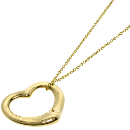 TIFFANY&Co. Open heart Necklace K18 Yellow Gold Ladies [Used]