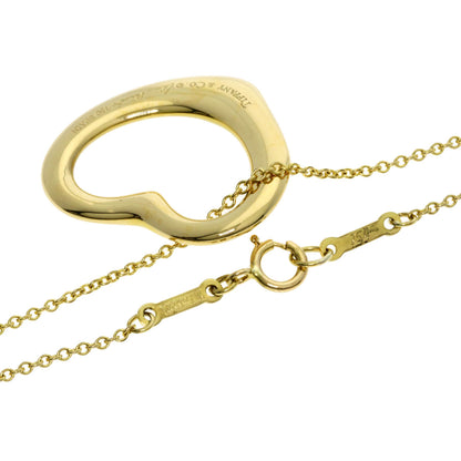 TIFFANY&Co. Open heart Necklace K18 Yellow Gold Ladies [Used]
