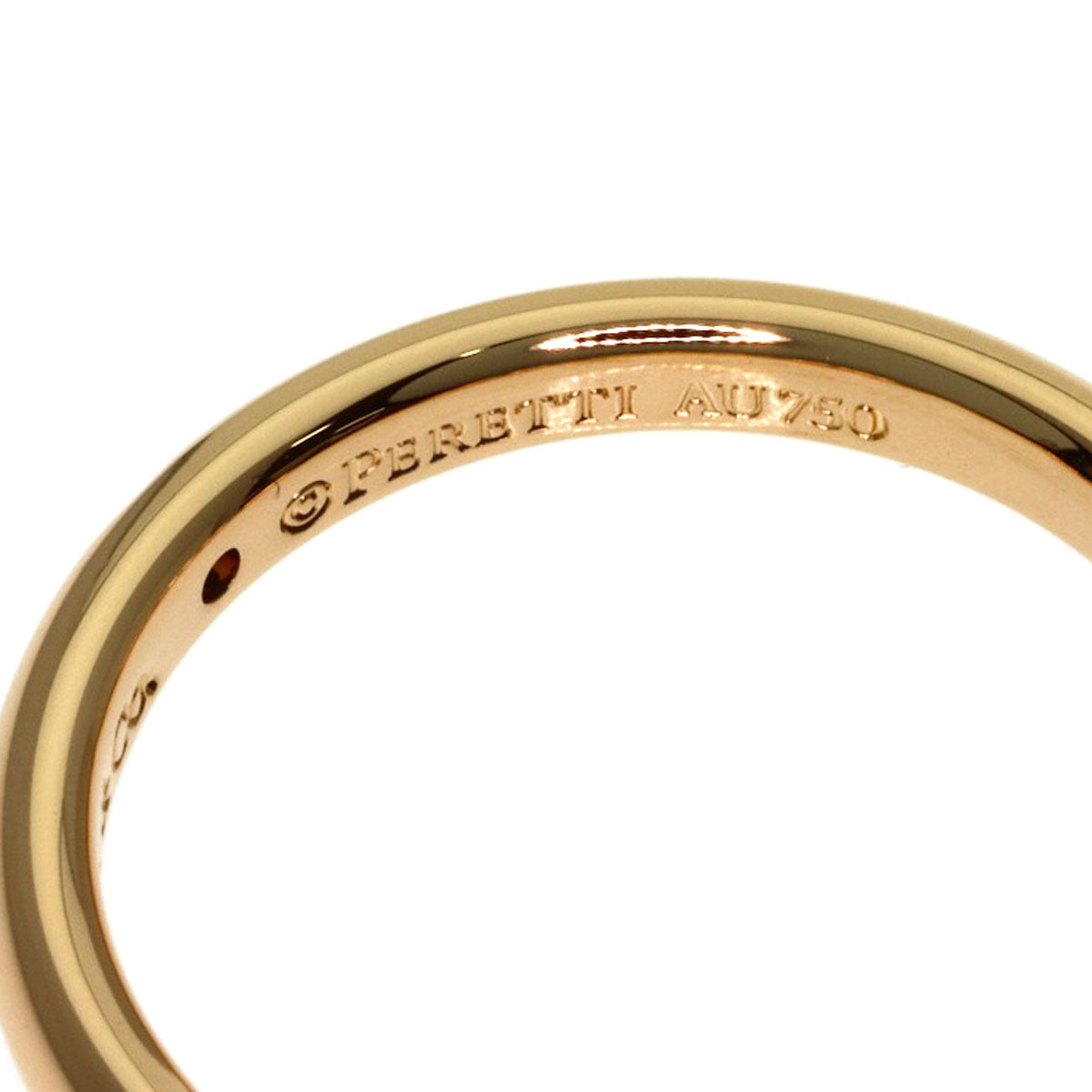 TIFFANY&Co. Stacking band 1P Diamond Ring K18 Pink Gold Ladies [Used]