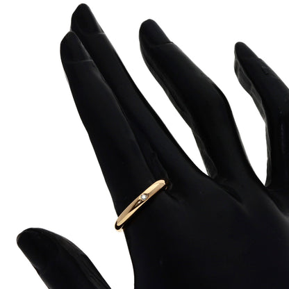 TIFFANY&Co. Stacking band 1P Diamond Ring K18 Pink Gold Ladies [Used]