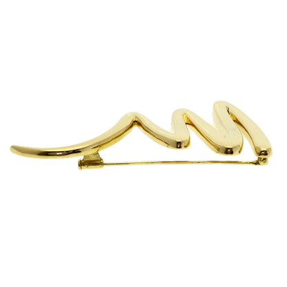 TIFFANY&Co. Scribble Brooch K18 Yellow Gold Ladies [Used]