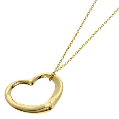 TIFFANY&Co. Open heart Necklace K18 Yellow Gold Ladies [Used]